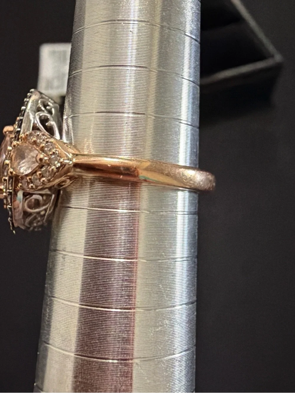 14k Le Vian Crème Brûlée Morganite And Colored Natural Diamond Ring